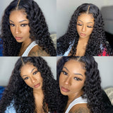 GS Virgin Hair Brazilian Deep Wave Human Virgin Hair 4 Bundles Blue series