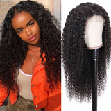 GS Virgin Hair Jerry Curly Remy Wig 13*4 Lace Front Pre Pluck Human Hair Wigs 150% Density Wigs