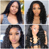 GS Virgin Hair Indian Deep Wave Human Virgin Hair 4 Bundles Cabello Series