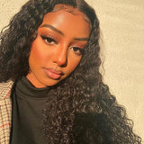 GS Virgin Hair U Part Wig Brazilian Hair Water Wave Wig Natural Color 100%Vrigin Hair Cabello Series