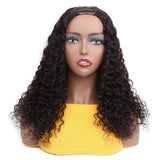 GS Virgin Hair U Part Wig Brazilian Hair Water Wave Wig Natural Color 100%Vrigin Hair Cabello Series