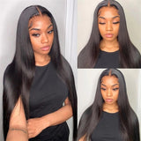 GS Virgin Hair 5x5 HD Lace Closed Virgin Natural Black Straight Hair 150 Density