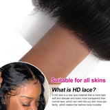 GS Virgin Hair 4x4 5x5 HD Free Part Closure Straight Hair Deep Parting  Lace Closure Cabello Series