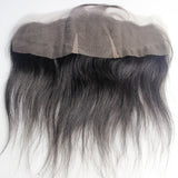 GS Virgin Hair 13X6 HD Straight  lace Frontal natural color human hair